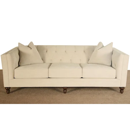 Transitional Sofa with Button Tufting